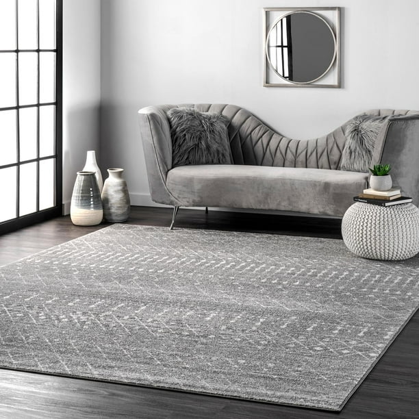 Nuloom Moroccan Blythe Area Rug Or, What Colour Rug Goes With Dark Grey Couch