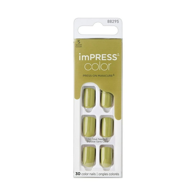 KISS ImPRESS Color - Fake Nails, Short
