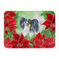 thumbnail image 1 of Carolines Treasures CK1305RUG Papillon Poinsettas Machine Washable Memory Foam Mat, 1 of 4