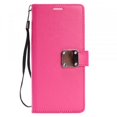 thumbnail image 5 of Wallet Card Case for iPhone 13 Pro Max PU Leather Wallet Case Cover [Stand Feature] with Wrist Strap and [6-Slots] ID&Credit Cards Pocket for iPhone 13 Pro Max 6.7 inch - Hot Pink, 5 of 5