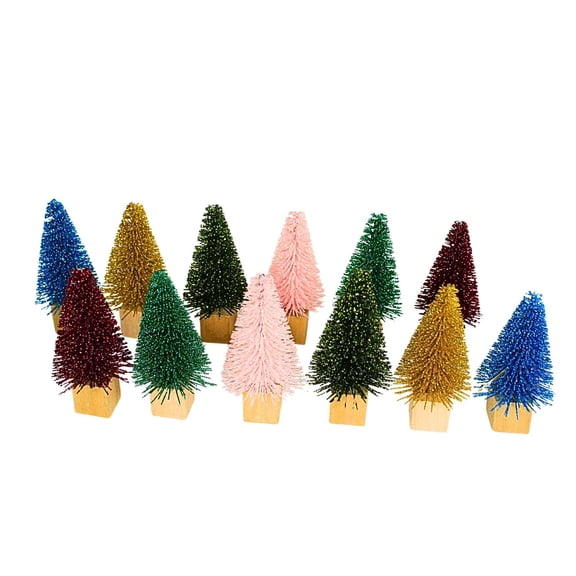 Cody Foster 3.50In Pastel Bottlebrush Tree Set, Sisal, Easter Christmas Cd1980p
