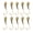 3, variant on Soumake 10Pcs Fishing Hooks High Strength Rust-proof Corrosion Resistant Compact Strong Penetrating Reusable Portable Sharp Crank Hooks Fishing Equipment Fishing Supplies