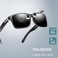 thumbnail image 4 of Oversized Big Polarized Sunglasses for Big Heads Men Women UV 400 Protection， Men's sunglasses, black glasses, essential for summer, driving, cycling, 4 of 9