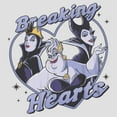 thumbnail image 2 of Women's Disney Villains Valentine's Day Breaking Hearts  Racerback Tank Top White Heather Large, 2 of 4