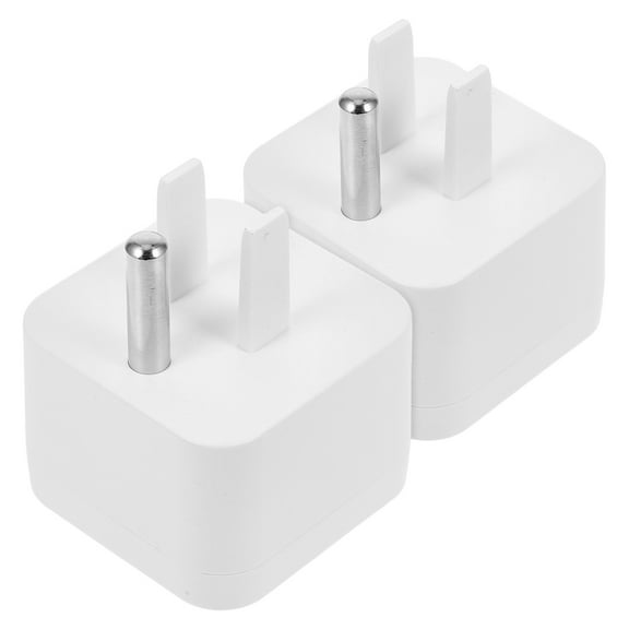 RENACLIPY Ground Plug Converter 2-Pack Enhanced Safety Multipurpose Adapter for Home Electrical Outlets