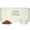 Off-White, variant on 10 lb Rectangular White Metal Pet Food Storage Container with Scoop