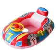 thumbnail image 1 of Asiento flotante inflable anillo divertido coche cuerno barco agua juguetes para playa piscina fiesta, 1 of 8