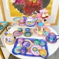 thumbnail image 5 of 14pcs Tea Party Set For Little Girls Kitchen Utensils Tableware Metal Princess Tea Party Set Pretend Play Toys For Kids Gifts Colorful fruit, 5 of 5