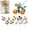 Orange, variant on Three Headed Rose Artificial Flower For Wedding Arrangements Hotel Home Decor Rose Head Flower,fake