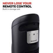Honeywell 40 Black Quiet Set Oscillating Tower Fan, 30ft Air Circulation Power, 8 Speed, Auto off Timer, HYF290B