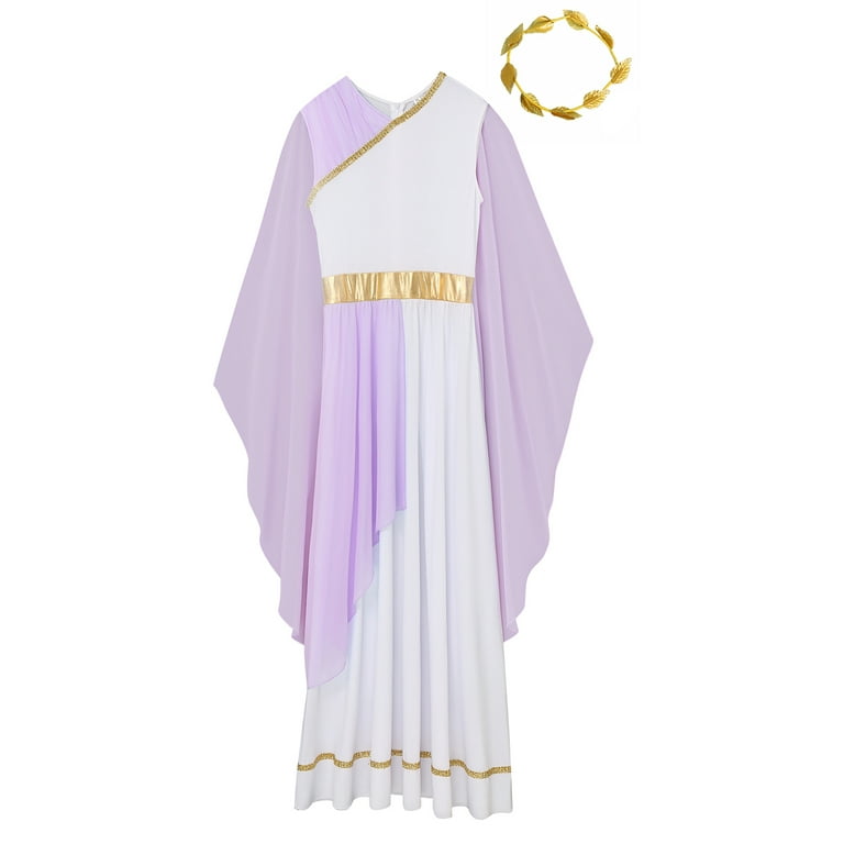 open lace back dress Greek goddess dress main image 0