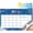 Jun 36month blue, variant on Desk Calendar 2026-2027, 19-Month School Year Calendar, 2026 Jun. - 2027 Dec, 17"x11.5" Large Monthly Desk Planner with Corner Protectors, Ample Blocks & Notes for Home Office