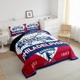 thumbnail image 3 of Castle Fairy Boys Girls Baseball Full Size Comforter Sets,Sport Bedding Sets, 3 of 8