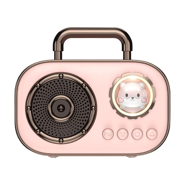 Pisexur - Altavoz retro portátil para hombre, sistema de sonido Bluetooth, subwoofer portátil pequeño para el hogar, inalámbrico para exteriores, minidispositivo electrónico portátil para niños, orga