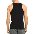 thumbnail image 3 of Men's Tank Tops Premium Cotton Heavyweight Muscle Tanks Sleeveless Tops Shirt Loose Fit Performance Moisture Wicking S-3XL Gym Sport Activewear, 3 of 3