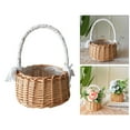thumbnail image 4 of Panier en Rotin avec Poignées Mariage Extérieur L L, 4 of 8