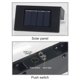 thumbnail image 3 of Luces de valla de jardín de panel solar 3000K Lámparas de escalera de luz solar decorativas recargables LED RGB IP55 Iluminación de camino impermeable 6 piezas Guardurnaity HA009198-02B, 3 of 6