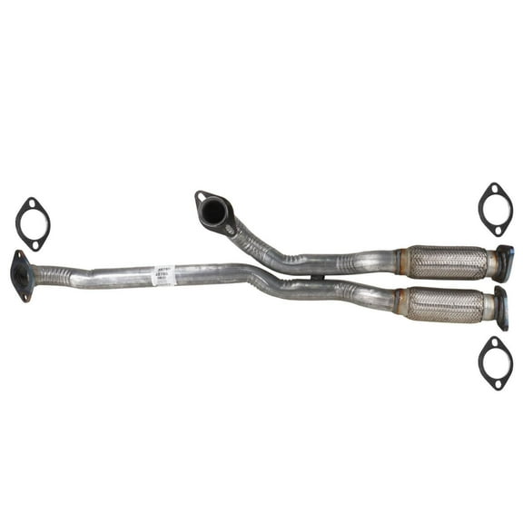 Dual Engine for Flex Pipe for 2013-2019 for Ford for Interceptor for Utility 3.7L - for Universal Fitment, 100% Accurate, Dual Exit