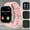 pink, variant on 1.83" Unisex Full Touch Smart Watch - 240P Resolution, 180mAh, USB Rechargeable, Dual Silicone Straps, Wireless Calling/Dialing, Multi-sport Mode