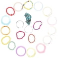 thumbnail image 4 of Here's a polished and engaging product description for your **21pcs Colorful Resin Rings Set**:\n\n \n\n✨ **21pcs Colorful Resin Rings Set for Women –, 4 of 5