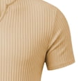 thumbnail image 6 of DayScoop Fashion T-Shirts for Men Casual T Shirt Summer Short Sleeve Stripe Loose Vintage V-Neck Breathable Sport Tees Tops, 6 of 6