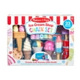 thumbnail image 4 of Melissa & Doug Ice Cream Shop Multi-Colored Chalk and Holders Play Set - 33 Pieces, Great Gift for Girls and Boys, 4 of 10