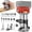 Red, variant on LAKIX Cordless Router Tool compatible with Milwaukee 18V Battery, 800W 28000RPM Brushless Wood Router with 6-Speed, Aluminum Base, 15 Router Bits, Palm Router for Woodworking (Tool Only)