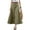 Army Green, variant on ZANZEA Women Casual Daidy High Waist Loose Swing Hem Pleated Skirts Dress
