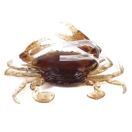 Kairuite for Fishing Crab Soft Bait Artificial Crab Baits Silicone 1/2/3/4/5/6# 3#-8cm 19g