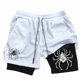 thumbnail image 1 of Pantalones cortos de rendimiento Anime Hunter x Hunter para hombre, pantalones cortos transpirables de araña para gimnasio, pantalones cortos deportivos de verano para entrenamiento físico y trotar, 1 of 4