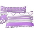 thumbnail image 3 of Purple Comforter Twin 5 Piece All Season Bedding Twin Comforter Bed in A Bag- Ultra Soft 100% Microfiber Polyester - Twin Bedding Sets for Girls with Fitted Sheet ， Flat Sheet, 3 of 5