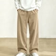 thumbnail image 2 of FAIWAD Boys Corduroy Pants Wide Leg Comfy Pants with Elastic Waist Casual Outdoor Clothing, 2 of 9