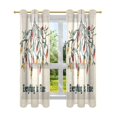 thumbnail image 7 of Yayeee Window Curtains Light Filtering 63"x42" Grommet Panel Pair Home Living Room Decor, Christmas Light, 7 of 7
