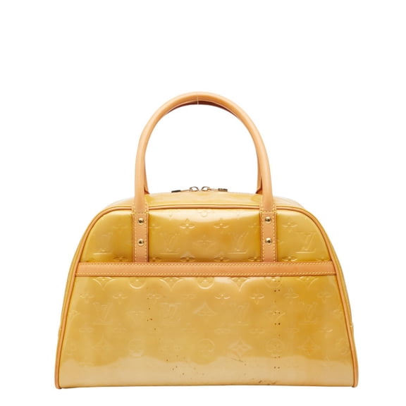 Pre-Owned Louis Vuitton Monogram Vernis Tompkin Square Boston Bag/Handbag M91149 in... (Fair)