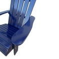 thumbnail image 3 of Cterwk Outdoor Indoor Wood Adirondack Chair, Blue, 3 of 9