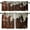 Style-3, variant on Cow Print Kitchen Valance Curtain, Rustic Western Cow Print Brown Black White Animal Fur Skin Pattern Window Treatment Rod Pocket Drapes for Kitchen Batroom Office Deocr 54x18inch