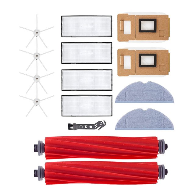 For Roborock S7 T7s Robot, Mop Cloth, Filters, Dust Bags, Side Brush