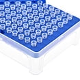 thumbnail image 4 of Pipette Tips Box, 96-Well Polypropylene Tip Holder Container for 10ul Pipettor 4.5mm Hole Diameter Blue, 4 of 4