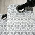 thumbnail image 3 of Ambesonne Grey and White Grommet Curtain, Traditional Curves, 50" x 96", Grey Pale Grey White, 3 of 6