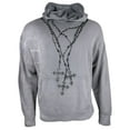 thumbnail image 5 of Xtreme Couture By Affliction Unisex Oversized Boxy Pullover Hoodie Saints, 5 of 13