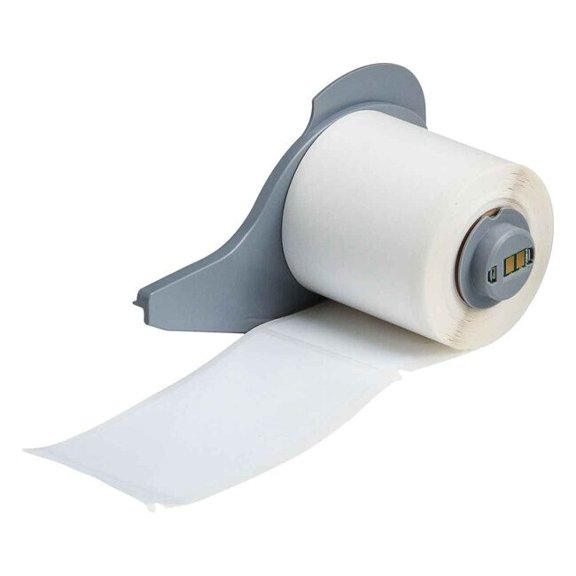 Brady Pre-Cut Label Stock Roll, White, Gloss M7-38-483