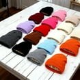 thumbnail image 4 of 2026 New Satin Lined Beanie for Women & Men, Warm Cuffed Beanie for Cold Weather, 4 of 9