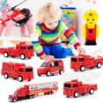 thumbnail image 2 of Toys for Kids Ages 4-8 Kids Toy Car Set Simulation Engineering Truck Fire Truck Set Model Gift Educational Toy Summer Savings, 2 of 5