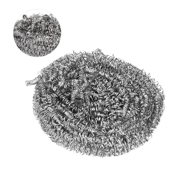 Kitchens Steel Cleaning Ball, Steel Wool Scrubbers Kitchen Cleaning Tool Steel Wool Pads Steel Wire Ball For Kitchen Cleaning