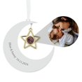 thumbnail image 1 of CAIROYAR Pulunto Adornos navideños personalizados con imagen en el interior, adornos navideños personalizados con proyección de fotos, adornos fotográficos personalizados para colgar en el árbol de Na, 1 of 7
