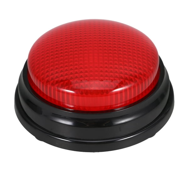 Botón de juego, botón de utilería para fiesta con luz y sonido de alarma para juego de competición