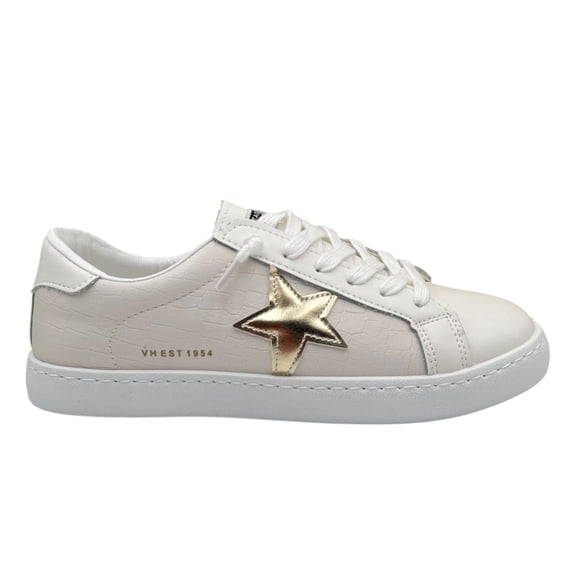 Vintage Havana Women's Carla Classic Sneaker Size 7.5-8 Off White Fashion Shoes