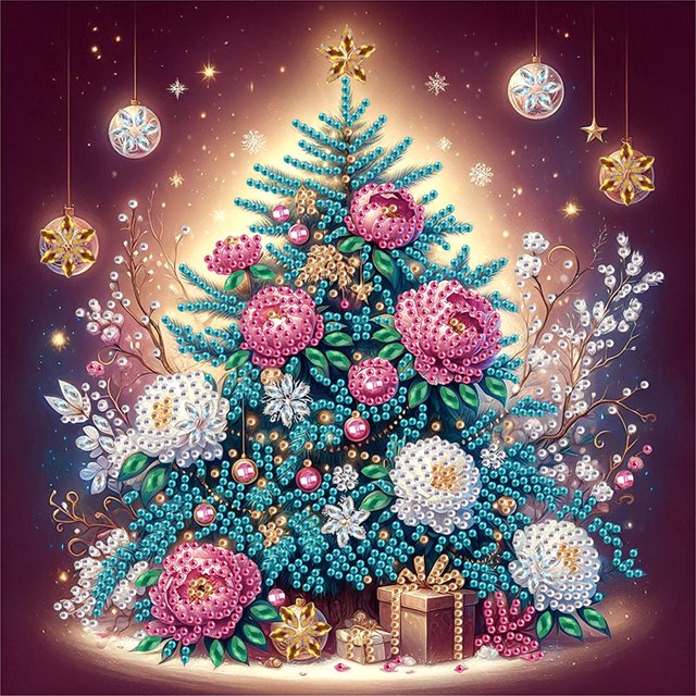 5D DIY Taladro Parcial Con Forma Especial Navidad 30x30cm