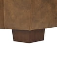 thumbnail image 5 of CoSoTower Vintage Brown Leather Three‑Seat Sofa, 5 of 6