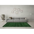 thumbnail image 3 of Ahgly Company Indoor Round Abstract Emerald Green Contemporary Area Rugs, 5' Round, 3 of 4
